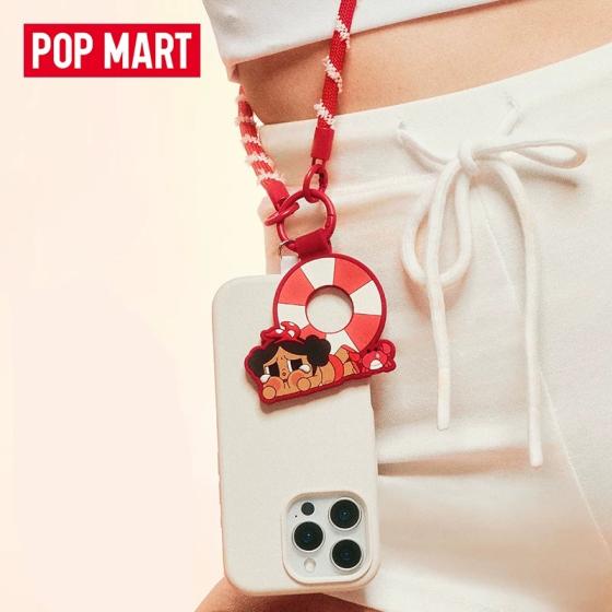 POPMART泡泡玛特CRYBABY Vacation Mode On系列长款挂绳盲盒周边