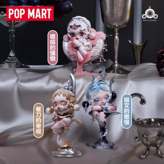 POPMART泡泡玛特SKULLPANDA餐桌系列手办盲盒摆件