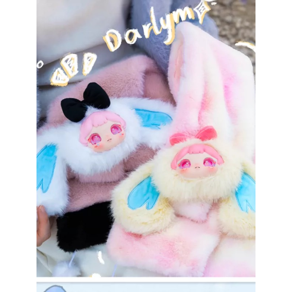 妲琳可爱的你毛绒围巾