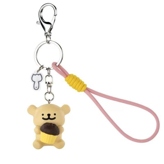 Line Puppies Cake Keychain - Golden Retriever Style