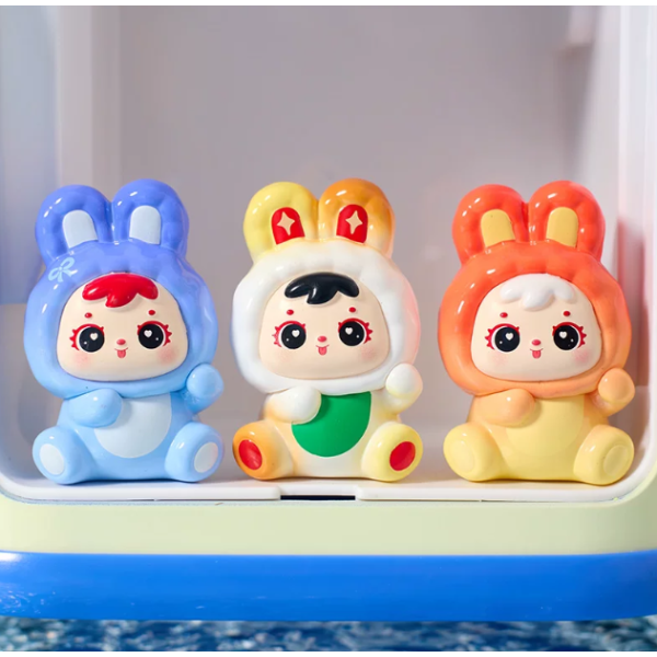 三小毛百变兔兔萌粒盲盒