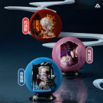 POPMART泡泡玛特SKULLPANDA「邸语」观中景系列手办盲盒