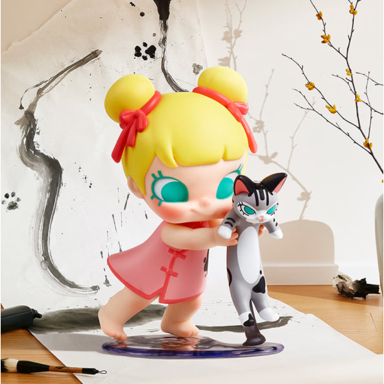 POPMART泡泡玛特Baby Molly喵趣横生手办盲盒