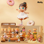 POPMART泡泡瑪特MOLLY麪包腦袋系列手辦盲盒擺件