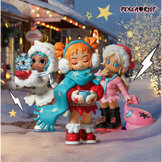 POPMART泡泡玛特Lil Peach Riot 小小叛桃假日组曲系列手办盲盒