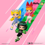 POPMART泡泡玛特MOLLY × 飞天小女警系列可动人偶盲盒