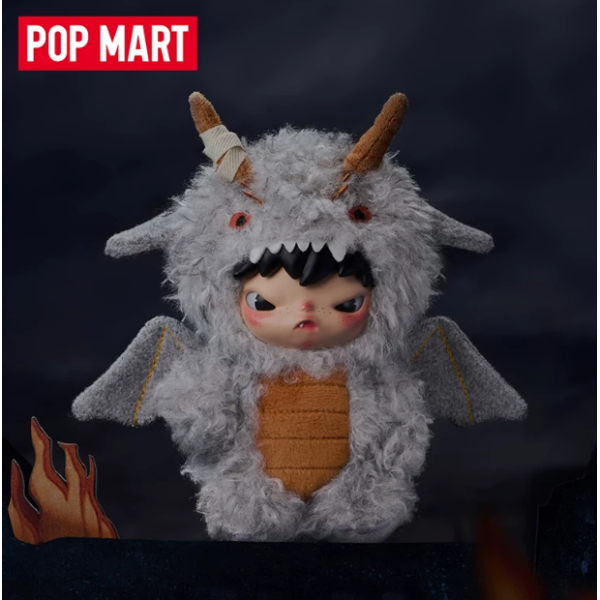 POPMART泡泡玛特Hirono雾中人系列毛绒公仔挂件盲盒