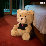 POPMART泡泡玛特共鸣《TED2》 泰迪熊可动毛绒玩偶 HOT NERD TED