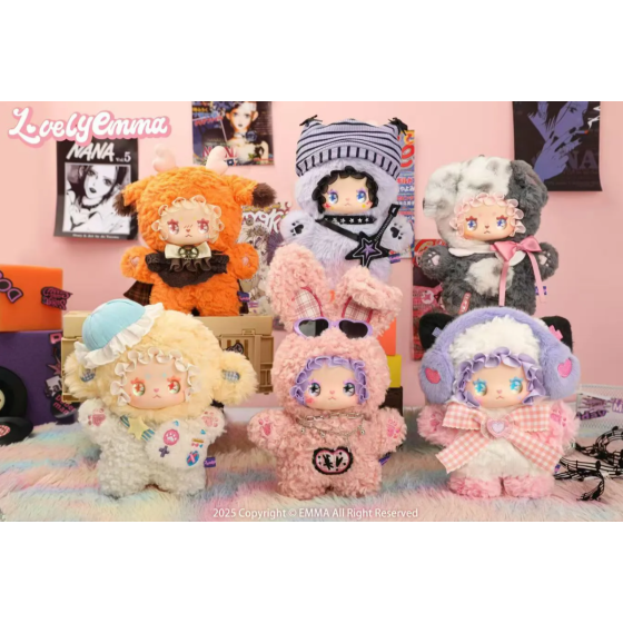 LOVELYEMMA朋克系列毛绒盲盒