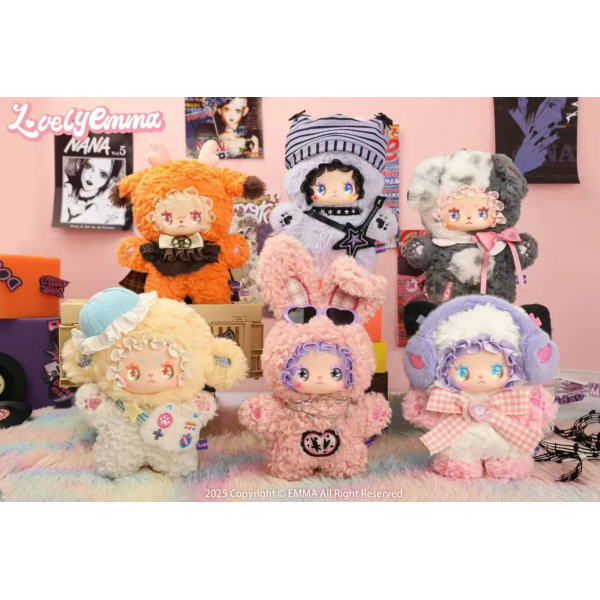 LOVELYEMMA朋克系列毛绒盲盒