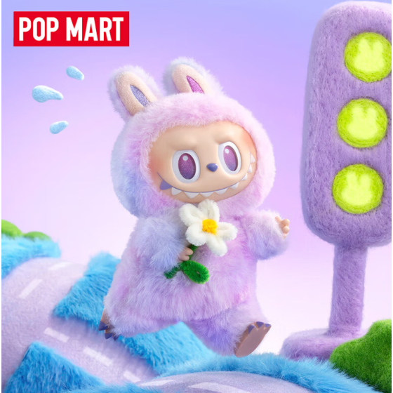 POPMART泡泡玛特THE MONSTERS 前方高能搪胶毛绒挂件盲盒