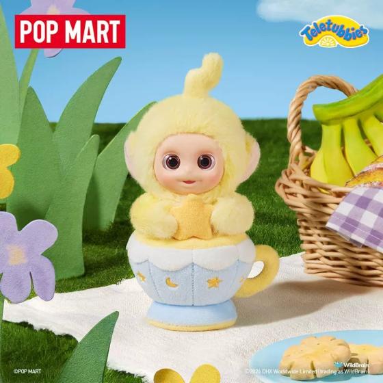 POPMART泡泡玛特天线宝宝系列下午茶日记搪胶毛绒挂件盲盒