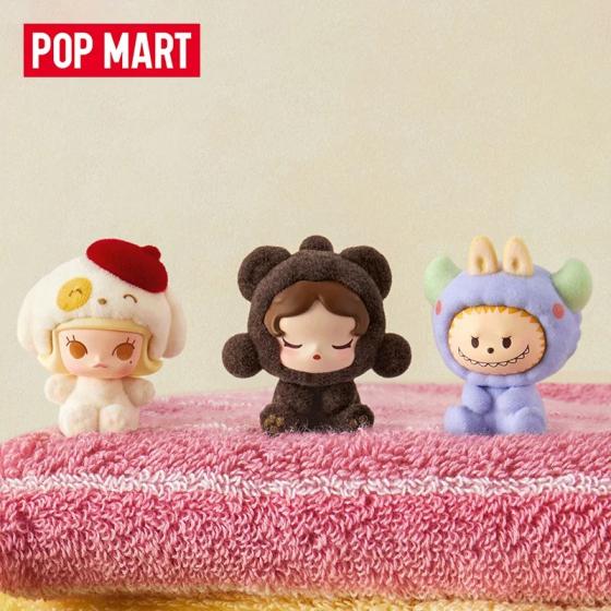 POPMART泡泡玛特泡泡萌粒睡衣变装系列盲盒公仔袋装(1粒)