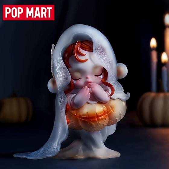 POPMART泡泡玛特SKULLPANDA白月契约手办