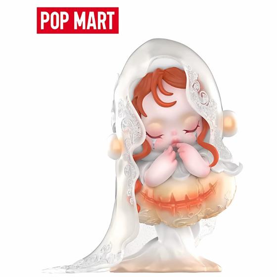 POPMART泡泡玛特SKULLPANDA白月契约手办