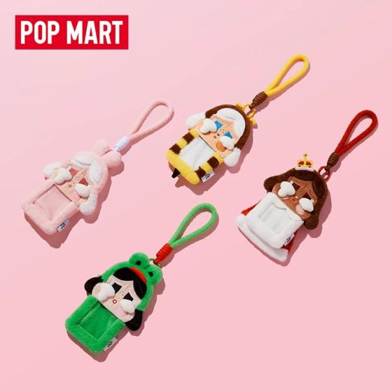 POPMART泡泡玛特CRYBABY眼泪工厂系列毛绒卡套盲盒周边挂件