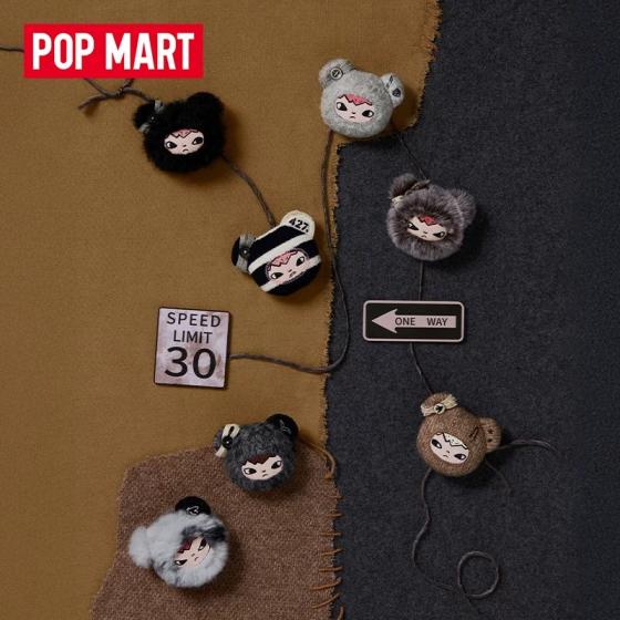POPMART泡泡玛特Hirono公路日志冰箱贴盲盒家居周边