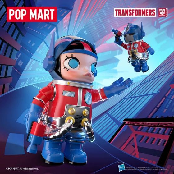 POPMART泡泡玛特MEGA SPACE MOLLY 400% 擎天柱摆件