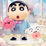 Crayon Shin-chan Romantic Bouquet Medium Size Hand Figure November Mid