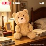 POPMART泡泡玛特共鸣《TED2》 泰迪熊可动毛绒玩偶 HOT NERD TED