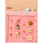 POPMART Bubble Mart Bubble Cute Granules Fluffy Warm Series Refrigerator Stickers Blind Box Peripheral Home Furnishings