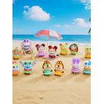 ディズニーの夏の浮き輪シリーズのブラインドケースをぬいぐるみで飾ります