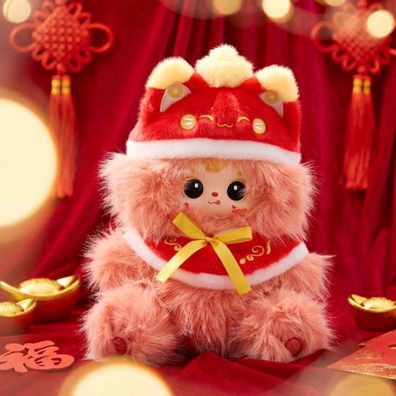 三小毛-萌寵献瑞迎新春盲盒680%-大体毛絨
