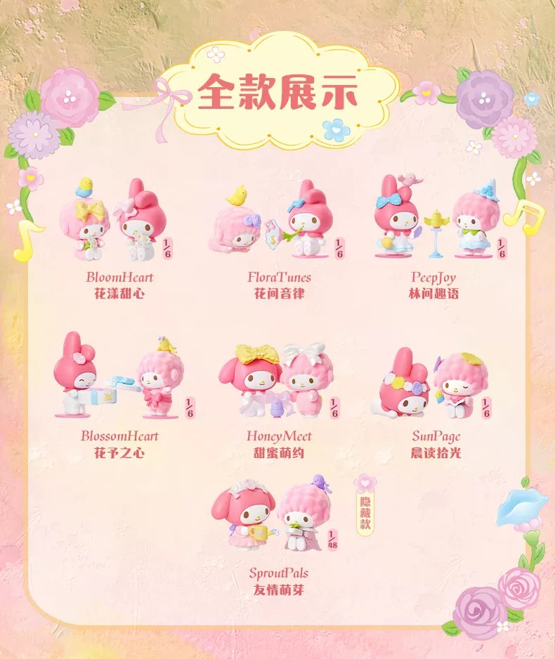三丽鸥美乐蒂-必爱诺小鸟奇遇系列盲盒