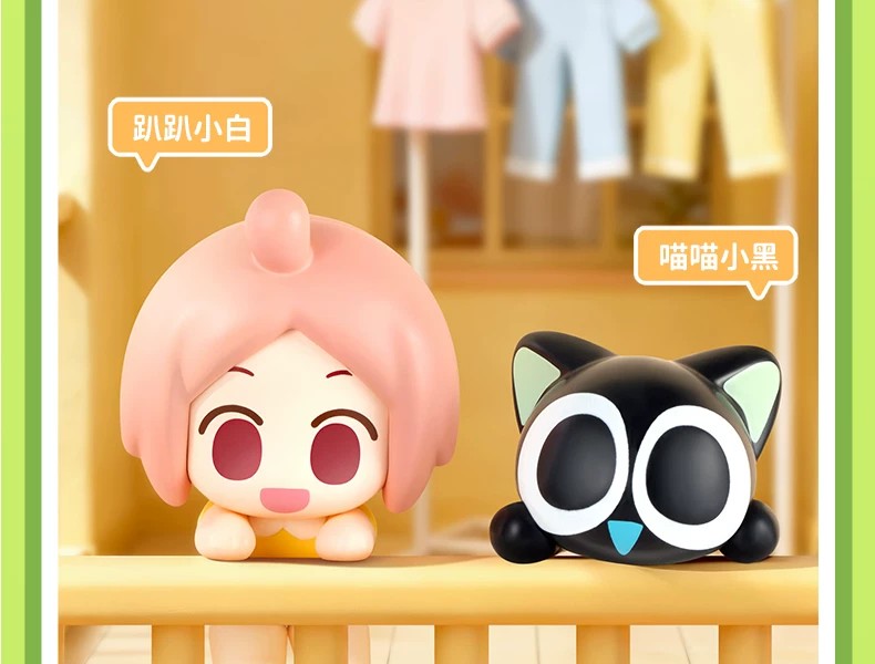 罗小黑与友同行趴趴摆件盲盒