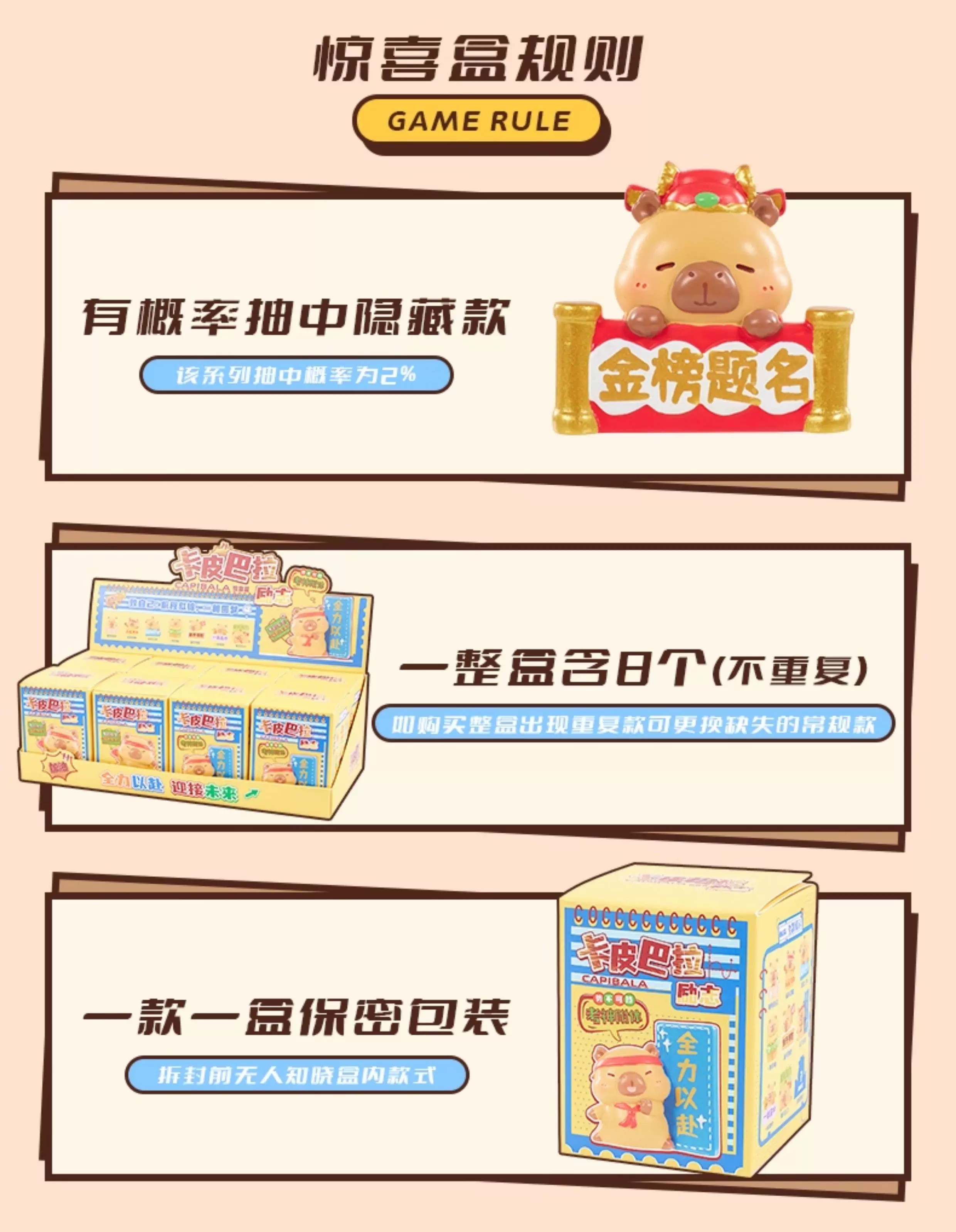 水豚励志盲盒