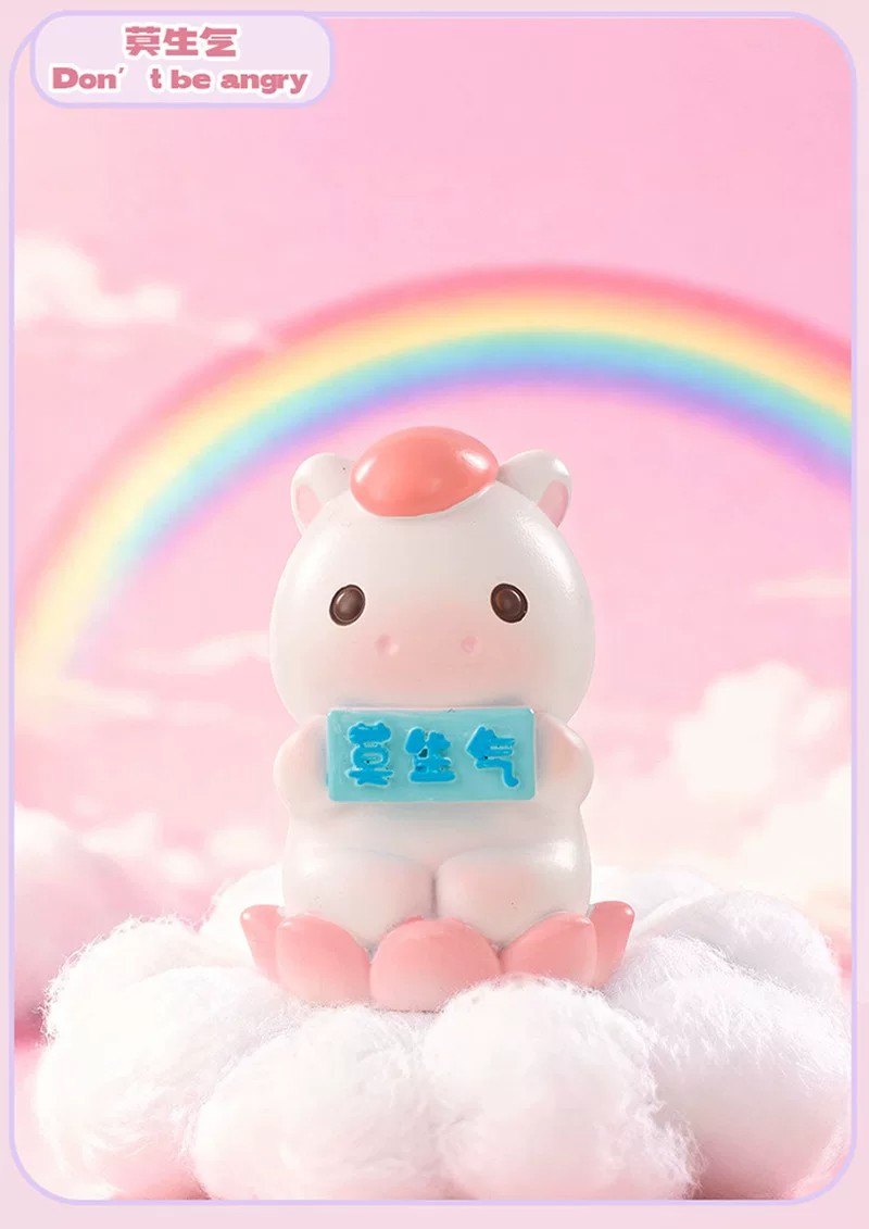 无忧无虑小白马盲盒
