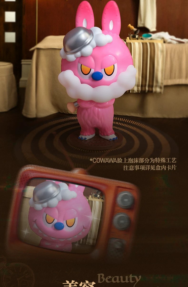 POPMART泡泡玛特THE MONSTERS 复古理发店手办盲盒