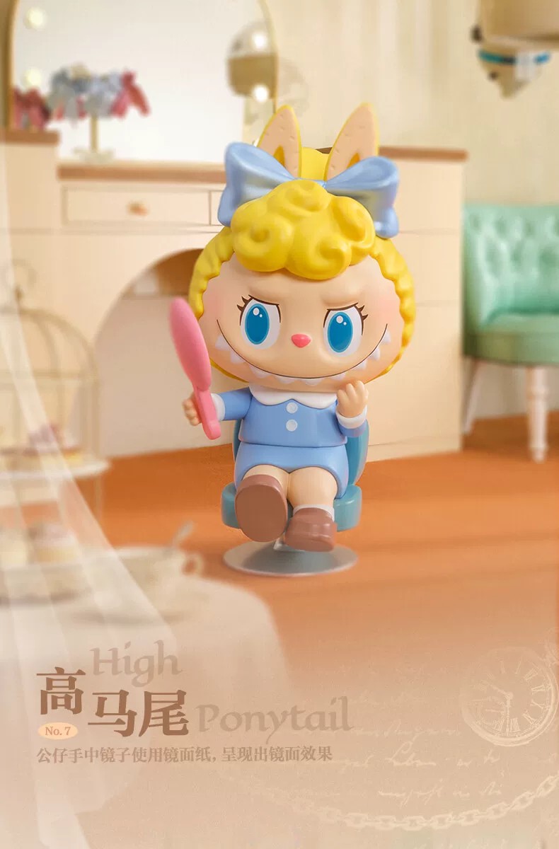 POPMART泡泡玛特THE MONSTERS 复古理发店手办盲盒
