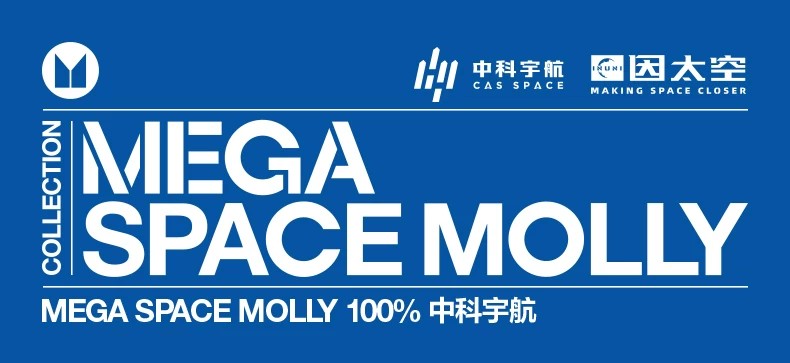 POPMART泡泡玛特 MEGA SPACE MOLLY 100% 中科宇航