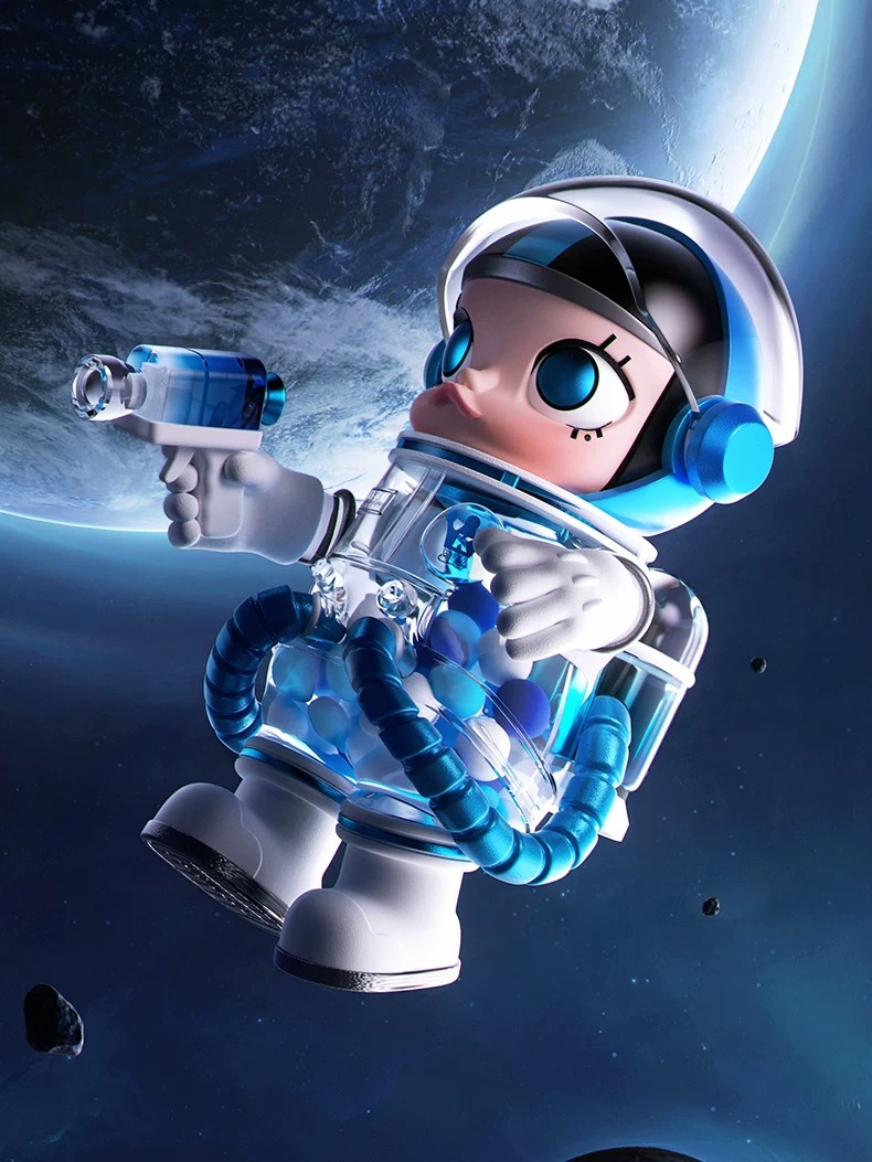 POPMART泡泡玛特 MEGA SPACE MOLLY 100% 中科宇航