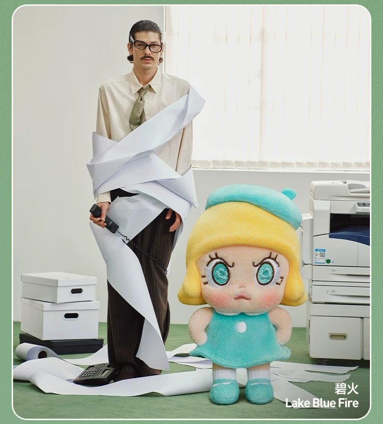 POPMART泡泡玛特Angry Molly 心火怒放系列毛绒挂件盲盒