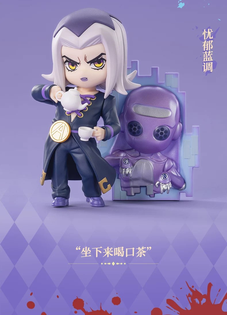 POPMART泡泡玛特共鸣JOJO的奇妙冒险黄金之风盲盒手办