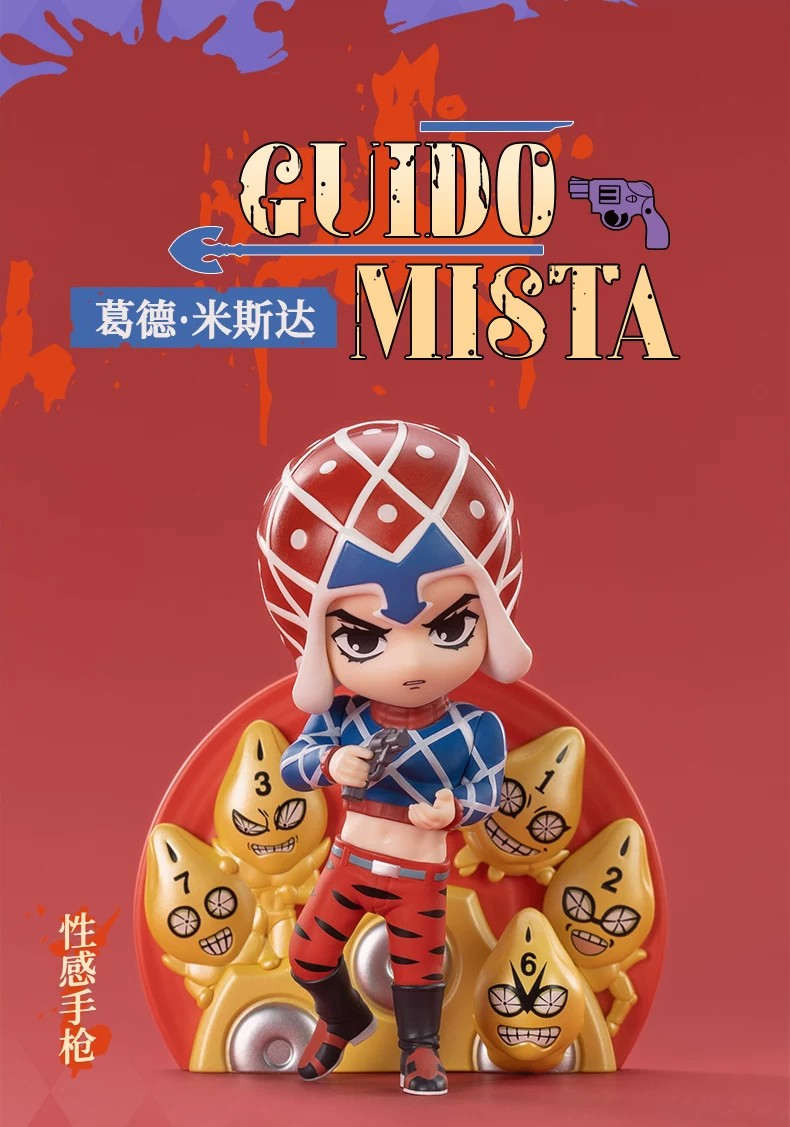 POPMART泡泡玛特共鸣JOJO的奇妙冒险黄金之风盲盒手办