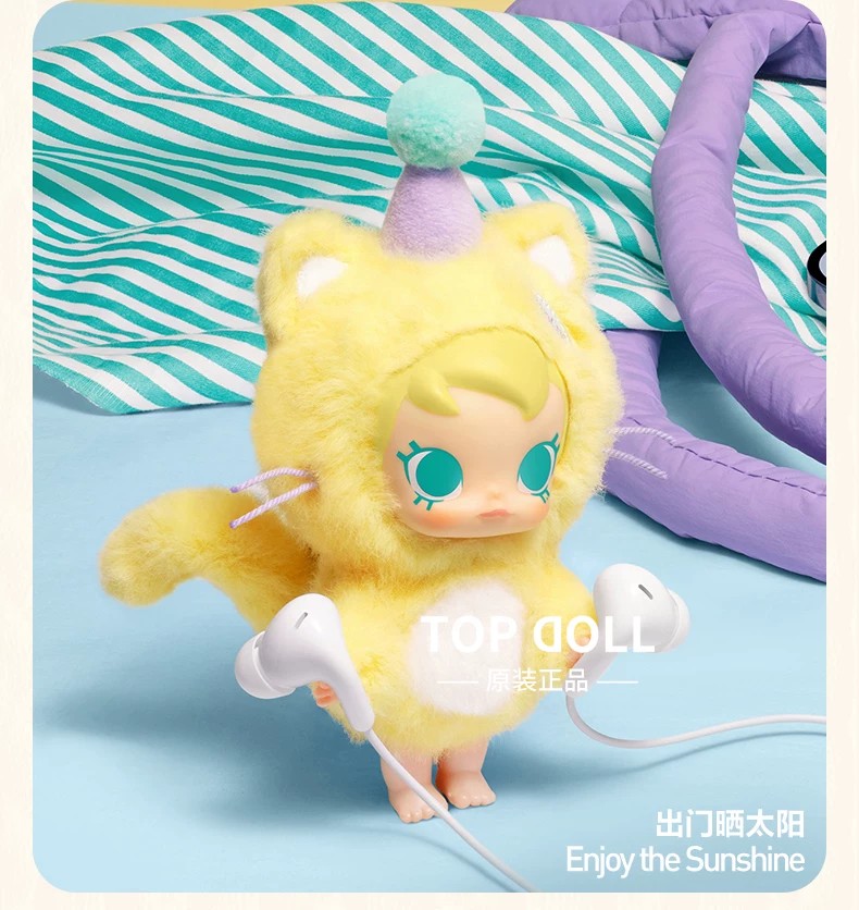 POPMART泡泡玛特Baby Molly口袋朋友系列搪胶毛绒挂件盲盒