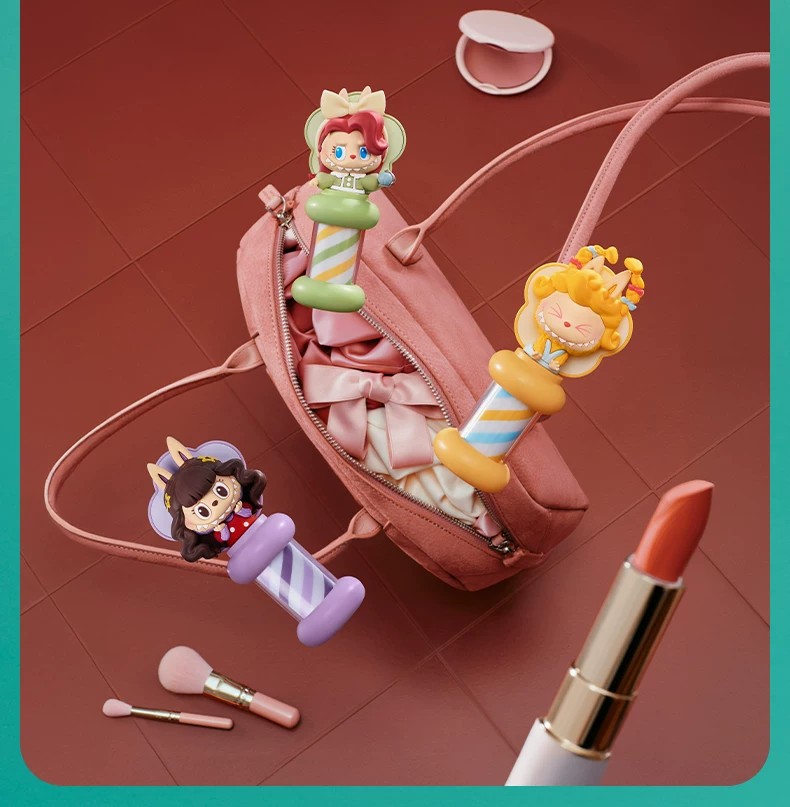 POPMART泡泡玛特THE MONSTERS复古理发店发光冰箱贴盲盒