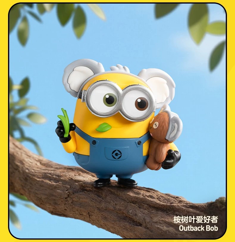 POPMART泡泡玛特小黄人世界之旅系列手办盲盒摆件