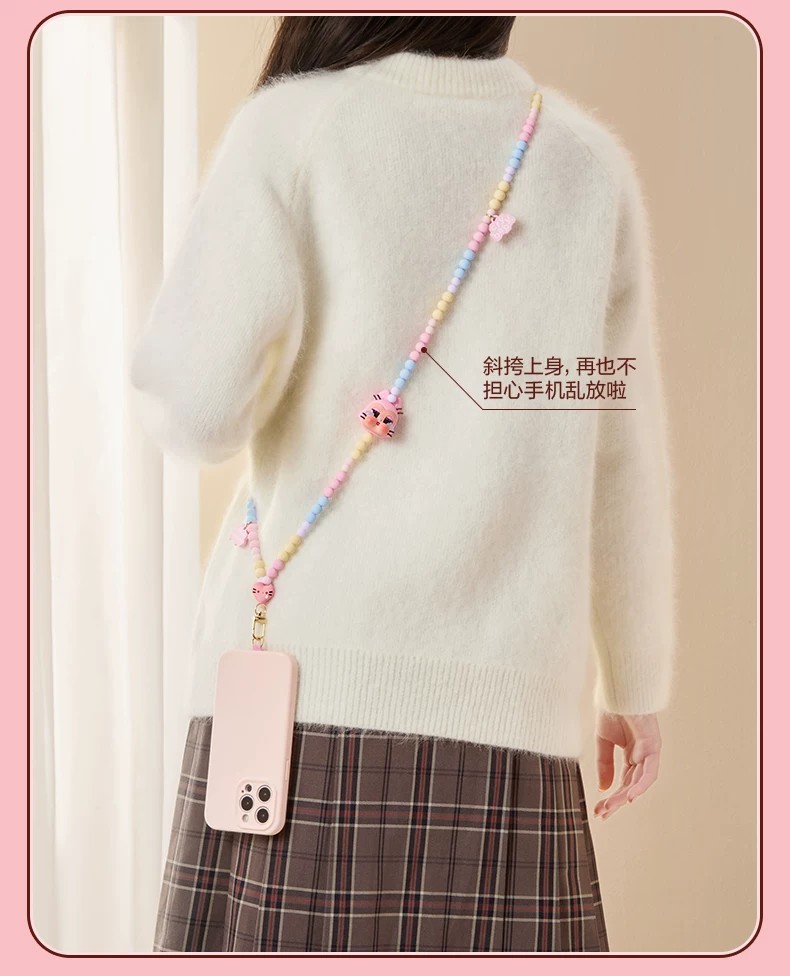 POPMART泡泡玛特CRYBABY 爱神的眼泪手机长款挂绳盲盒
