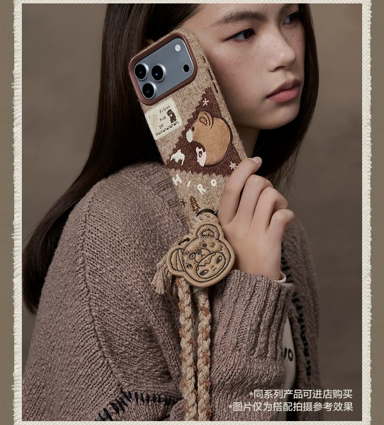 POPMART泡泡玛特Hirono公路日志系列长款手机链盲盒周边