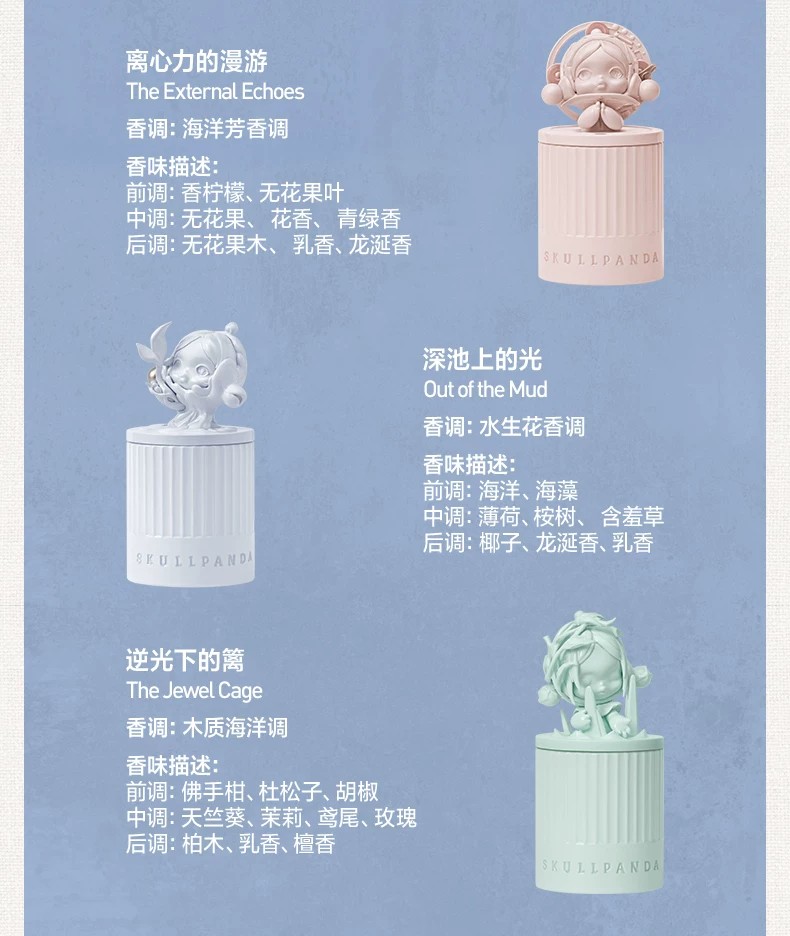 POPMART泡泡玛特SKULLPANDA进退之门系列香薰蜡烛盲盒