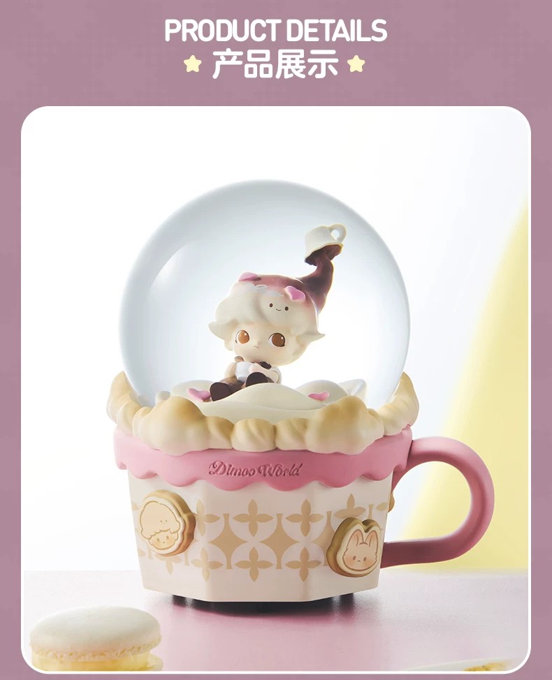 POPMART泡泡玛特DIMOO心动特调系列水晶球家居摆件