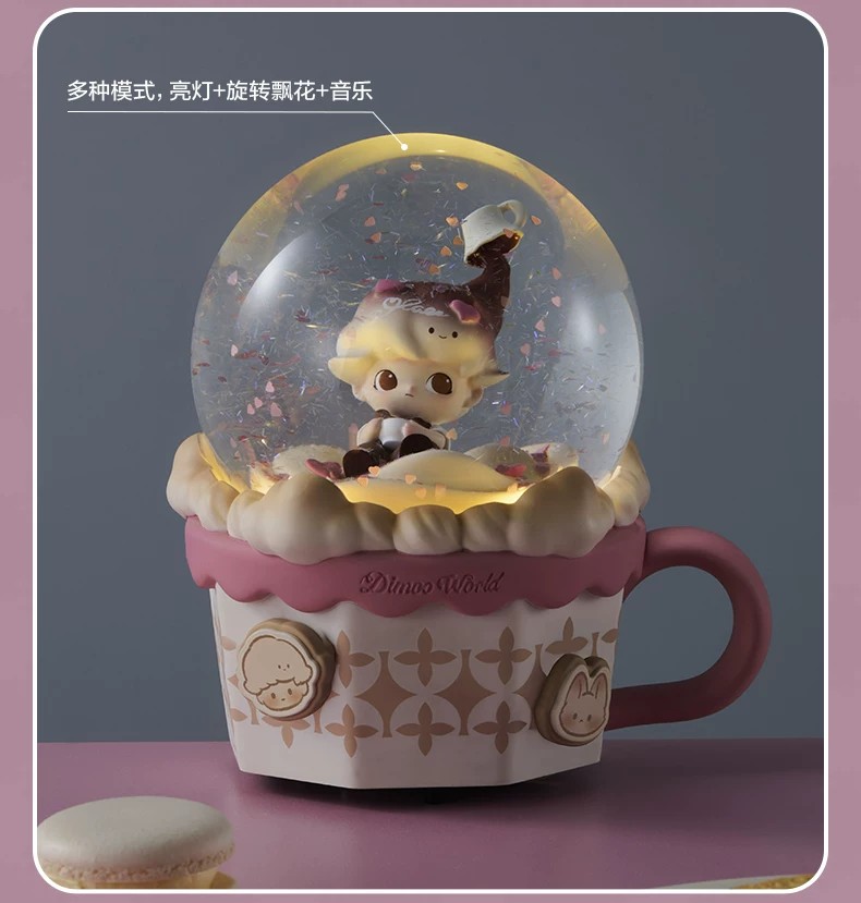 POPMART泡泡玛特DIMOO心动特调系列水晶球家居摆件