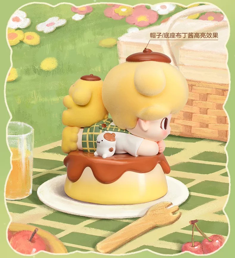 POPMART泡泡玛特DIMOO WORLD × 布丁狗手办摆件