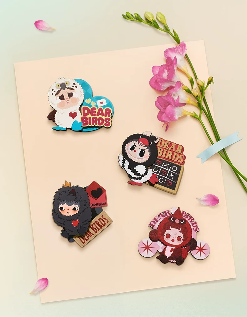 POPMART泡泡玛特Dear Birds系列冰箱贴盲盒家居周边