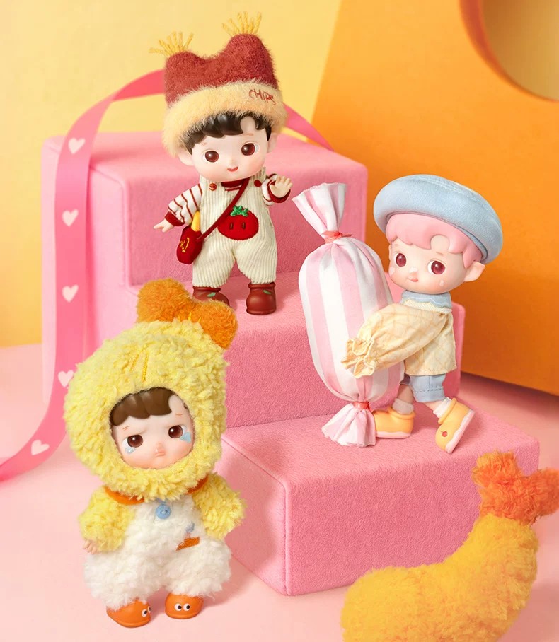 POPMART泡泡玛特HACIPUPU小馋包系列1 12可动人偶盲盒