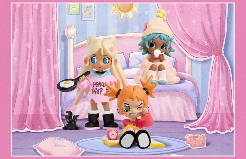 POPMART泡泡玛特Lil Peach Riot 小小叛桃彻夜狂欢系列手办盲盒